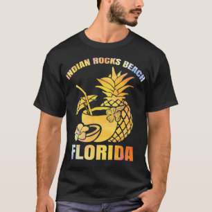 T-shirt Vacances d'été Retro Sunset Florida Indian Rocks