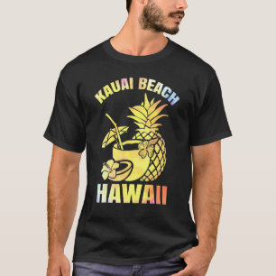 T-shirt Vacances d'été Retro Sunset Hawaii Kauai Beach
