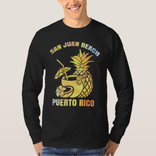 T-shirt Vacances d'été Retro Sunset Porto Rico San Juan
