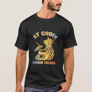 T-shirt Vacances d'été Retro Virgin Island St Croix Beach