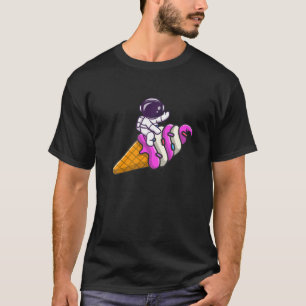 T-shirt Vacances D'Été Sur Le Cône De Crème De Glace
