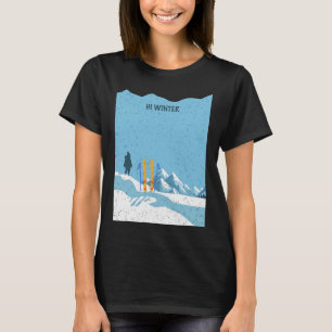 T-shirt Vacances d'hiver Ski Noël Ski X-mas Skiing Skie