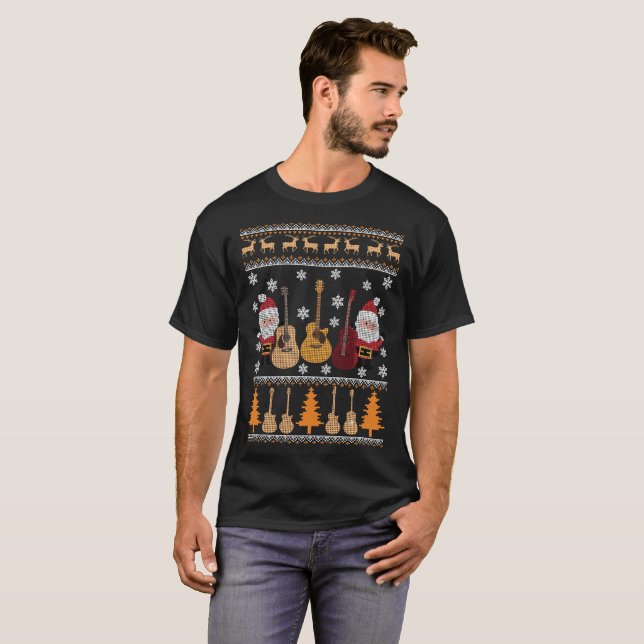 T-shirt Vacances drôles de chandail laid de Noël de (Devant entier)