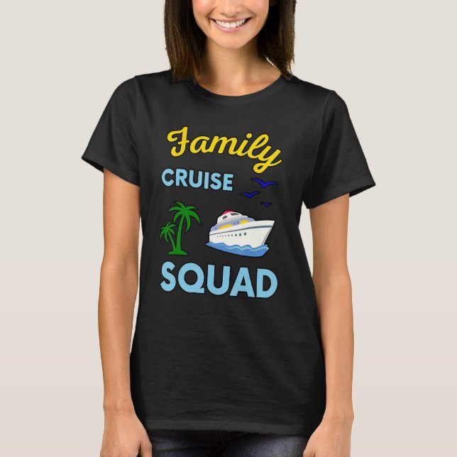 T-shirt Vacances en bateau de l'Escadron de croisière d'ét (Devant)