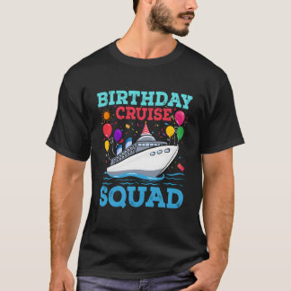 T-shirt Vacances en croisière de l'escouade de croisière