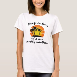 T-shirt Vacances en famille