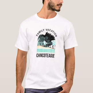 T-shirt Vacances en famille 2021 Chincoteague Été Virginie