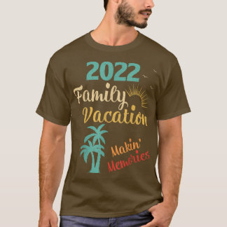 T-shirt Vacances en famille 2022 Makin Beach Memories Fami