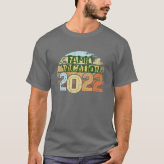 T-shirt Vacances en famille 2022 Summer Island Beach Famil