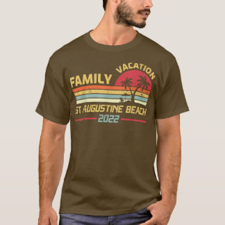T-shirt Vacances en famille 2022 Vintage Floride St August