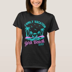 T-shirt Vacances en famille 2023 York Beach