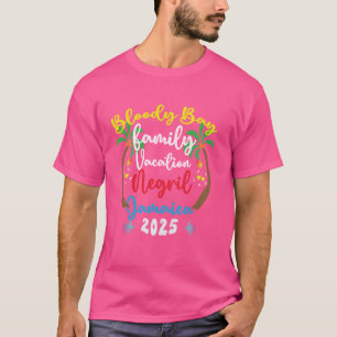 T-shirt Vacances en famille 2025 Bloody Bay Beach Negril S