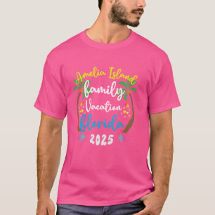 T-shirt Vacances en famille 2025 Floride Amelia Island Mat