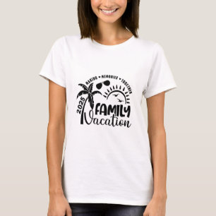 T-shirt Vacances en famille 2025 Plage Tenue de famille as