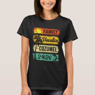 T-shirt Vacances en famille à Cozumel 2026 Groupe de corre