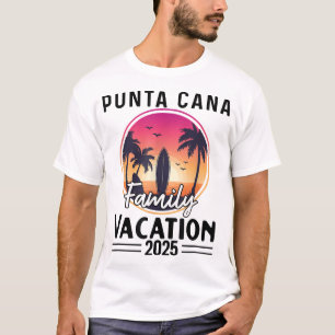 T-shirt Vacances en famille à Punta Cana 2025 Chemises ass