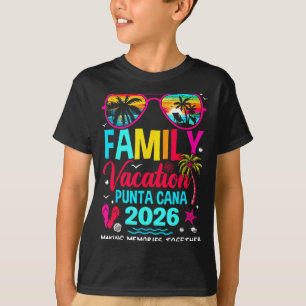 T-shirt Vacances en famille à Punta Cana 2026 tenue de fêt