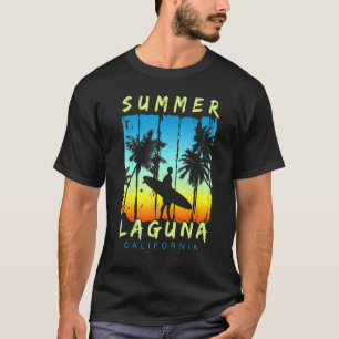 T-shirt Vacances en famille Californie Laguna Sunset Beach