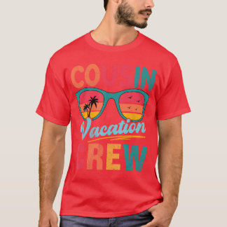 T-shirt Vacances en famille d'équipage Cousin Summer Beach