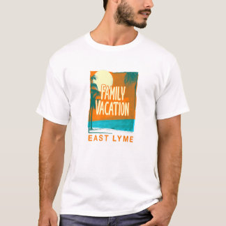T-shirt Vacances en famille East Lyme Beach Connecticut Be