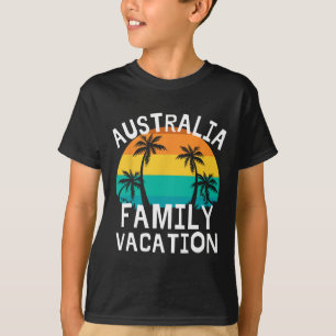 T-shirt Vacances en famille en Australie Voyage drôle Homm