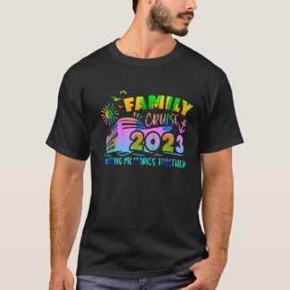T-shirt Vacances en famille Faire des souvenirs ensemble T