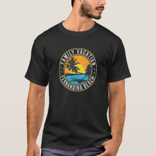 T-shirt Vacances en famille Fernandina Beach Plage Floride