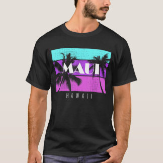 T-shirt Vacances en famille Hawaii Maui Sunset Beach