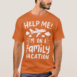 T-shirt Vacances en famille Plage de vacances Voyage drôle