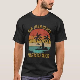 T-shirt Vacances en famille Porto Rico Plage de San Juan