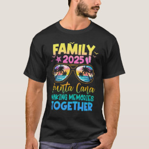 T-shirt Vacances en famille Punta Cana 2025 Summer Holiday