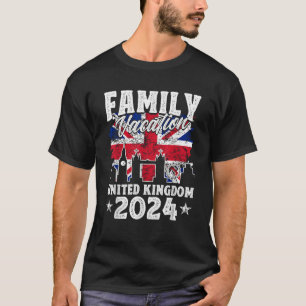 T-shirt Vacances en famille Royaume-Uni 2024 Vacatio d'été