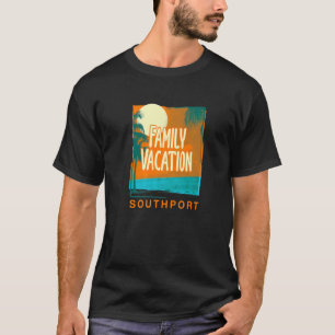 T-shirt Vacances en famille Southport Beach Caroline du No
