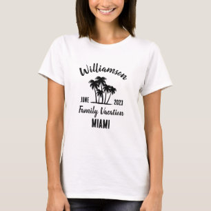 T-shirt vacances familiales personnalisées