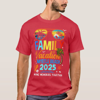 T-shirt Vacances famille Myrtle Beach 2025 Vacances famill
