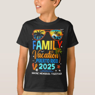 T-shirt Vacances famille Porto Rico 2025 Vacances famille 