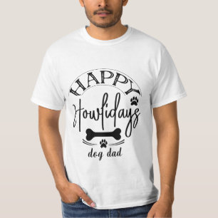 T-shirt vacances heureux chien papa