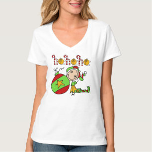 T-shirt Vacances jolies amusantes Jingle Bells Elf Noël