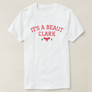 T-shirt Vacances Noël   C'est une Beaut Clark