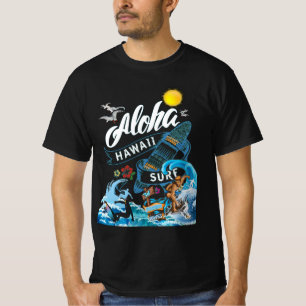 T-shirt Vacances Plage Honolulu Hawaï
