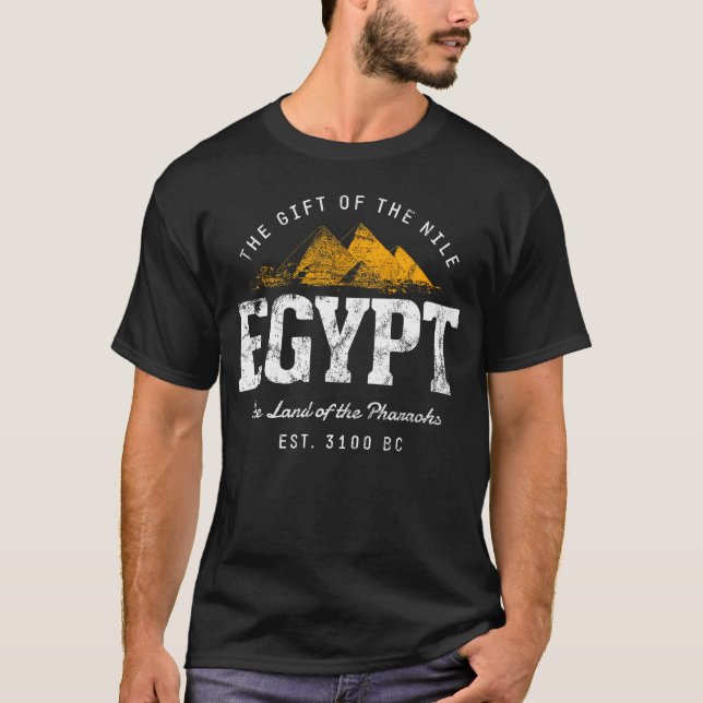 T-shirt Vacances Souvenir Egypte (Devant)