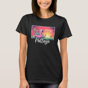 T-shirt Vacances vintage en Thaïlande Asie thaï Pattaya