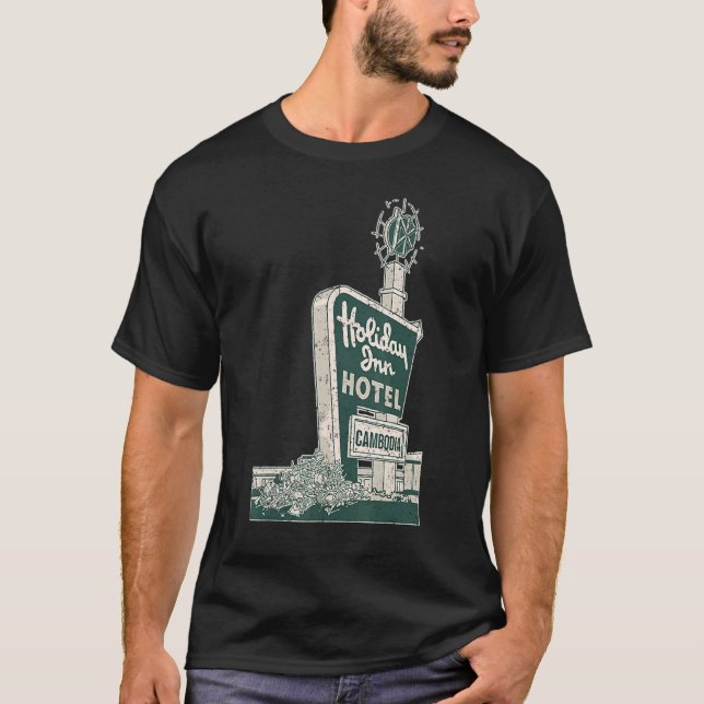T-shirt Vacances vintages Au Cambodge (Devant)