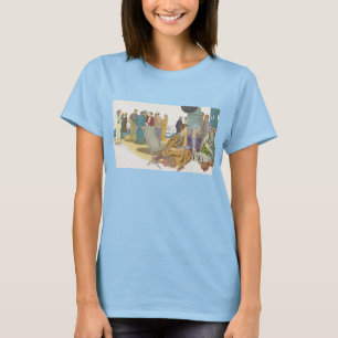 T-shirt Vacances vintages, Bateau de croisière passagers s