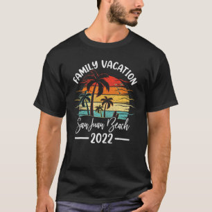 T-shirt Vacances vintages en famille 2022 Porto Rico San J