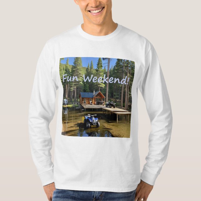 T-shirt Vacances VTT cabine (Devant)