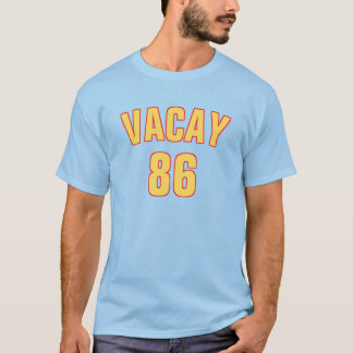 T-shirt Vacay 86 Yellow Summer Vacation Game Grumps meme