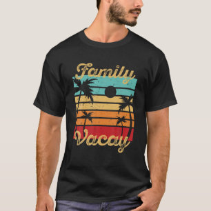 T-shirt Vacay Famille 2021 Correspondant Voyage Croisière
