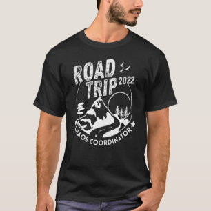 T-shirt Vacay Family Road Trip 2022 Coordonnateur du Chaos