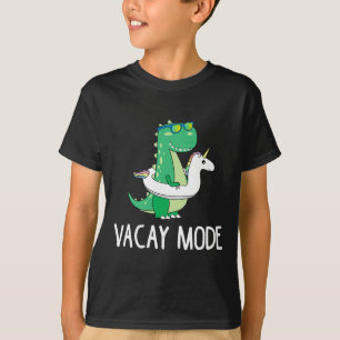 T-shirt Vacay Mode Cute Dinosaur T Shirt Funny Family Vaca